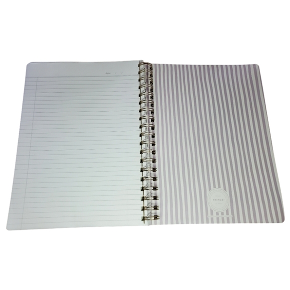 FRINGE STUDIO "Notesmark Lavender" Faux Leather Vegan Gold Notebook Journal - Picture 5 of 8